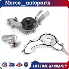 Water Pump & Gasket & Thermostat Housing for 11-20 Jeep Grand Cherokee 3.6L IV