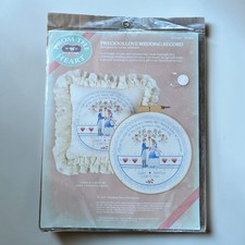 Dimensions From the Heart Crewel Kit Precious Love Wedding Personalized Sealed