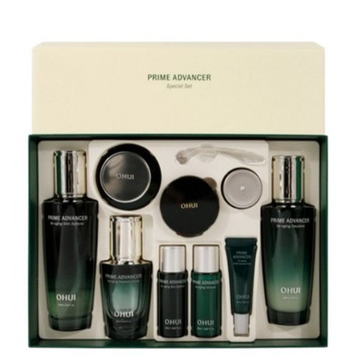 O HUI Prime Advancer De-aging 4pcs Special Set 9 Items Moisture Korea Beauty