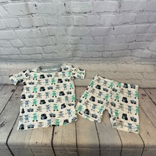 Kickee Pants Robot Bamboo Shorts Set Sz: 5