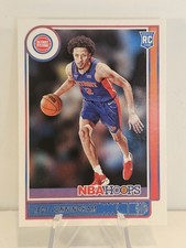 2021-22 Panini NBA Hoops CADE CUNNINGHAM ROOKIE #201 Detroit Pistons RC