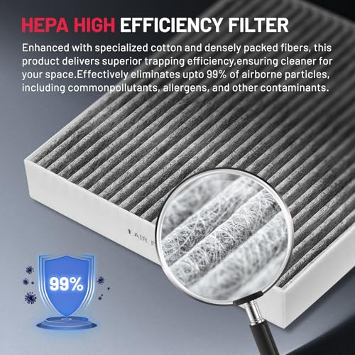 CF10285 Cabin Air Filter w/Activated Carbon Replacement for Toyota, Jaguar, - Afbeelding 5 van 7
