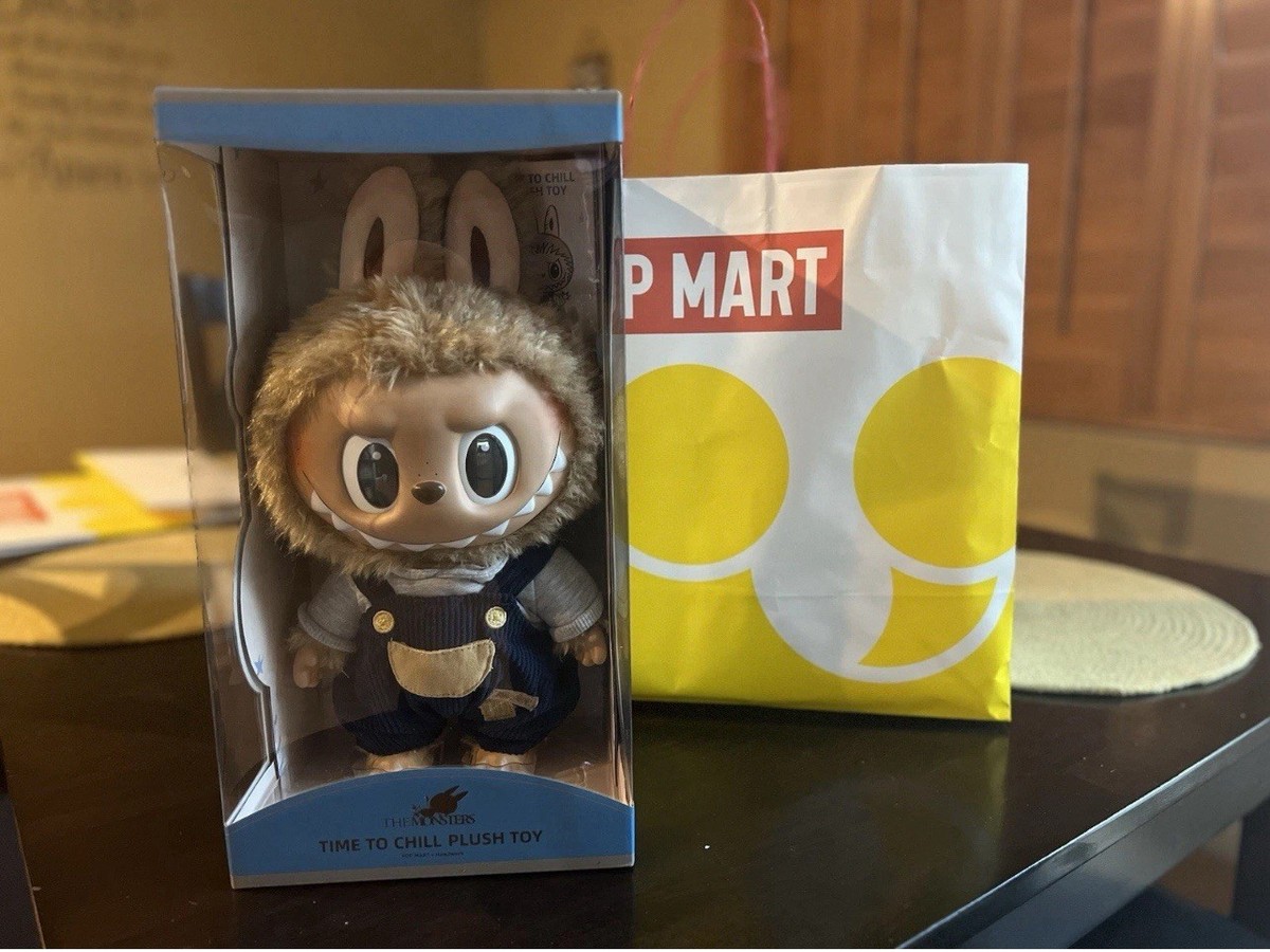 LABUBU TIME TO CHILL VINYL PLUSH DOLL NEW BOX/SEALED - 100