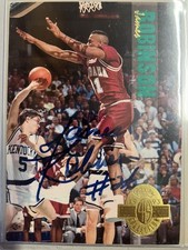 Alabama Basketball James Robinson Signed card 