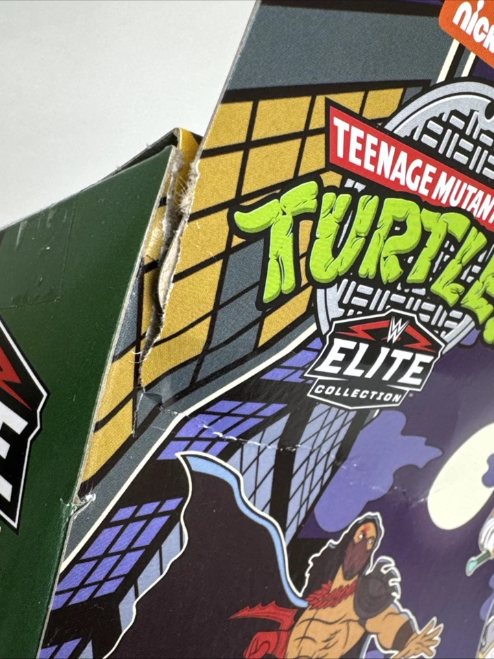 Figura de lucha libre Mattel WWE Rey Mysterio Raphael Tortugas Ninja Elite TMNT 2024 Foto 3 de 4