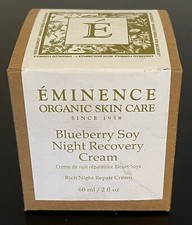 Eminence Blueberry Soy Night Recovery Cream 60ml / 2oz New in Box
