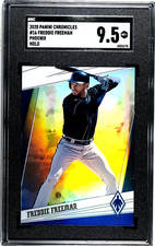 2020 Panini Chronicles Phoenix #16 Freddie Freeman HOLO SILVER PRIZM SGC 9.5