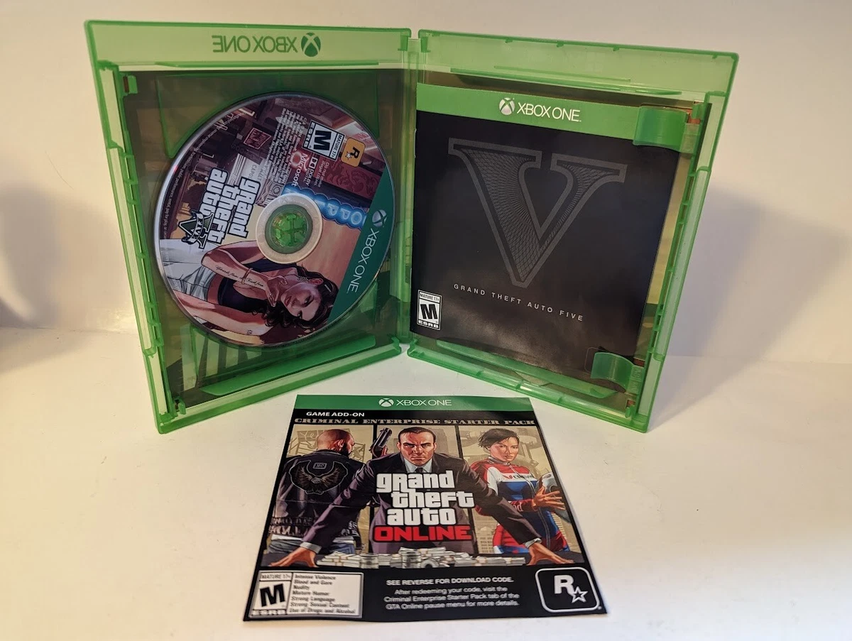 Grand Theft Auto GTA 5 V Five Microsoft Xbox 360 Steelbook Game