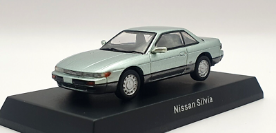 1/64 Kyosho NISSAN SILVIA Q's S13 LIGHT GREEN initial d diecast