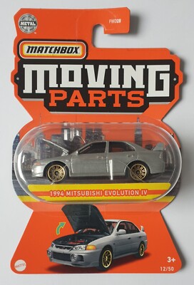 Matchbox Moving Parts 1994 Mitsubishi Evolution IV 12/50 2022 neu