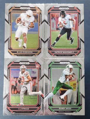 2023 Prizm Draft Picks Football BASE 1-200 with Rookies You Pick the Card
