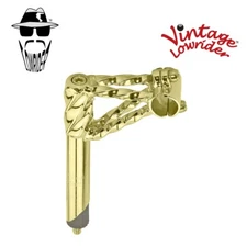 VINTAGE LOWRIDER BICYCLE DOUBLE TWISTED LOWRIDER STEM 21.1MM GOLD.