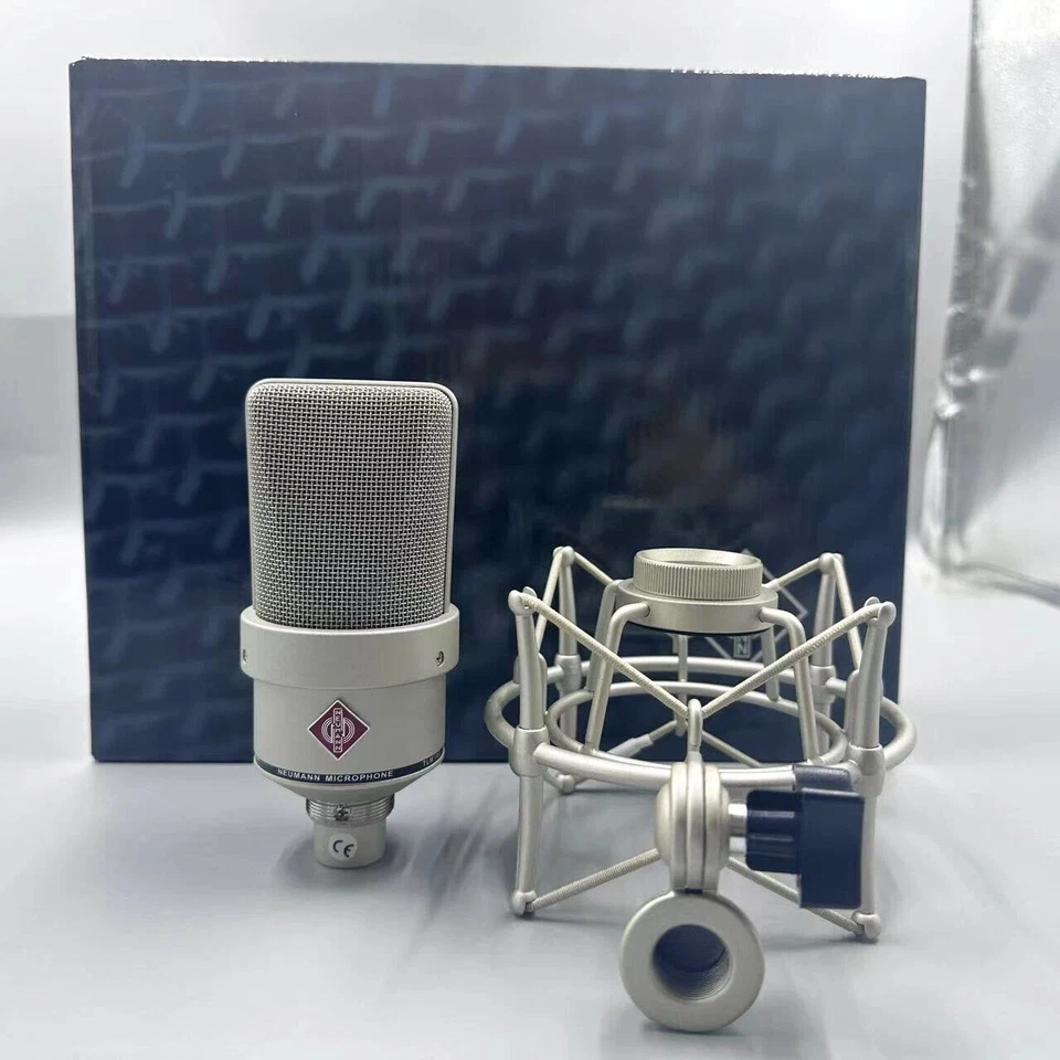 TLM 103 Neumann Micrófono Condensador de Níquel de Diafragma Grande con Montaje Amortiguador Nuevo Foto 2 de 4