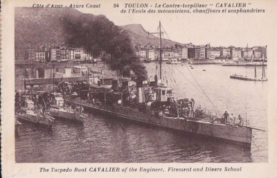 CPA 83 Toulon Les Canots Majors Et Le Quai - Carte Postale Ancienne - Années 1900