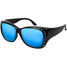 Sunglasses that Fit Over Glasses for Women UV Protection Polarized and HD Vision