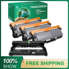 TN660 Toner Cartridge DR630 Drum for Brother TN630 MFC-L2700DW MFC-L2720DW Lot