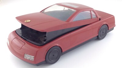 Vintage VHS Video Cassette Tape Rewinder Plastic Red Sports Car