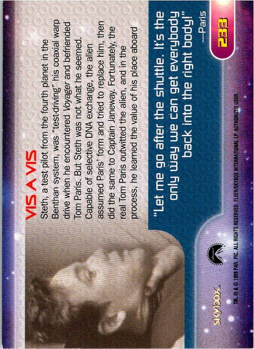 1999 Skybox Star Trek Voyager Closer To Home - PICK / CHOOSE YOUR CARDS - Picture 95 of 157