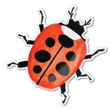 Ladybug Car Vinyl Sticker - SELECT SIZE