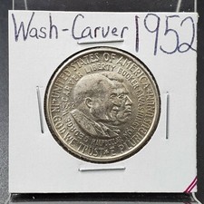 1952 P George Washington Carver Silver 50c Half Dollar Commemorative CH BU UNC
