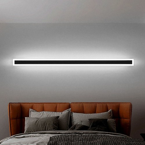 2/4x LED Wall Lights Long Strip Porch Lamp Outdoor Garden Yard Waterproof Modern - Picture 12 of 29