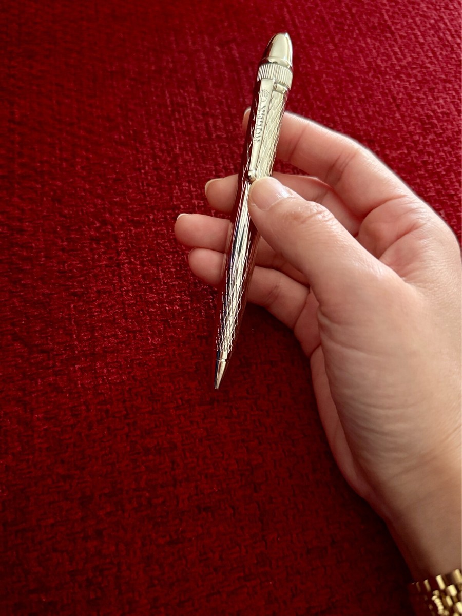 Rolex Vintage-Style Palladium-Finish Ballpoint Pen, New Boxed