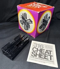 LIC-ORICE STIX Puzzle Game -brain teaser #318-250 Black Acrylic