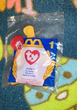 TY Teenie Beanie Baby Patti Platypus 1993 RETIRED McDonalds Tag Error Rare NIP