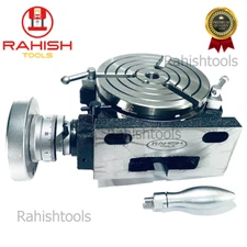 6"  precision Horizontal & Vertical 3 slot Rotary Table RAHISHTOOLS ACTOOLS