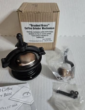 *NEW* Coffee Grinder Mechanism "Brushed Brass" in Box, PSI Woodworking Products