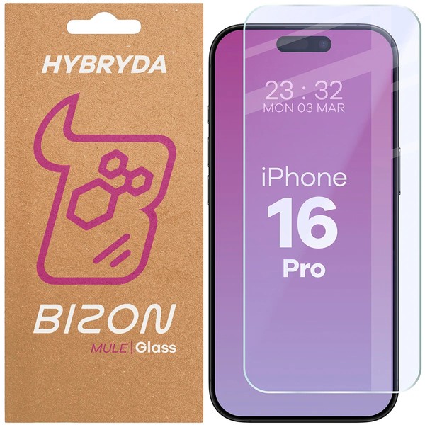 Schutzglas FüR Iphone 16 Pro Bizon Displayschutzglas Hybridglas Handyglas Glas-image