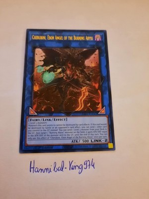 Yu-Gi-Oh! Cherubini, Ebon Angel Of The Burning Abyss RA01-DE042 Ultra Rare US