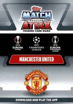 Club Badge 2021-22 Topps Match Attax Champions League - #28 - Manchester United - Image 2 of 2