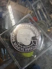 1990 Giants Super Bowl XXV Champions 1 Ounce .999 Silver Round FACTORY SEALED!!!
