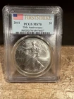 2011 1 oz Silver American Eagle MS-70 NGC 25th Anniversary (ER)