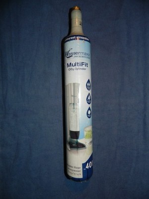 Wassermaxx Soda Stream MultiFit CO2-Zylinder 290 Gramm 40 Liter gebraucht leer