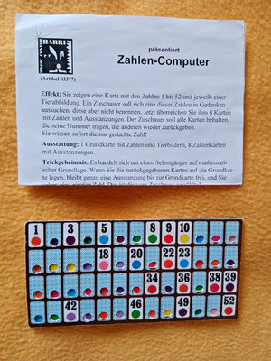 Zahlen - Computer ( Magic Center Harri )