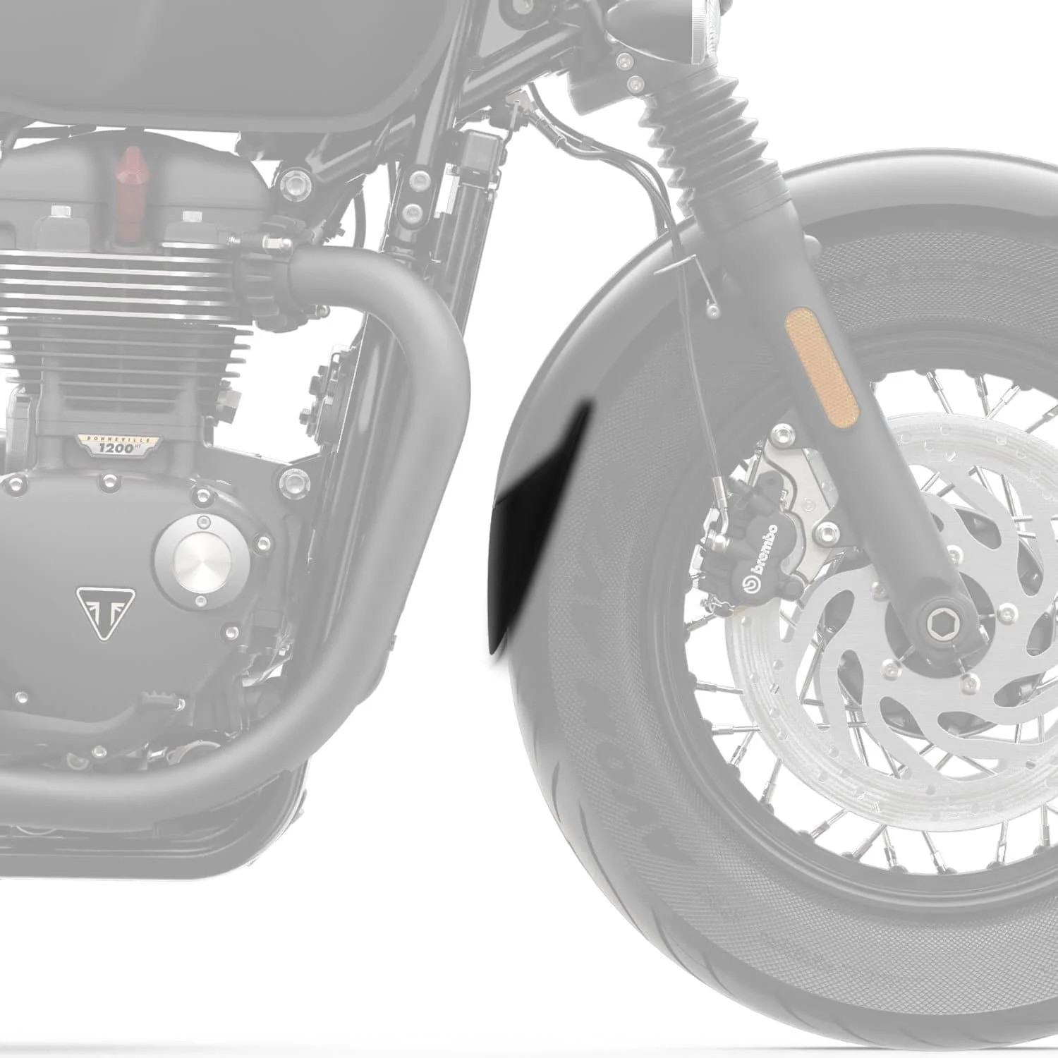 Pyramid Extenda Fenda | Matte Black | Triumph Bonneville Bobber 2017  CLEARANCE