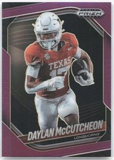 2025 Prizm Black NIL Daylan McCutcheon Purple /99