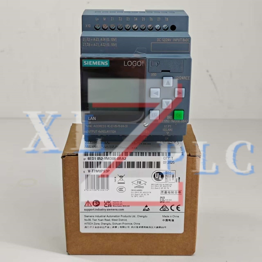 1PCS New  Siemens 6ED1052-1MD08-0BA2 Logic module In Box*6ED10521MD080BA2