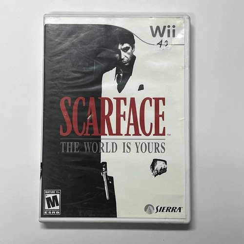 Scarface: The World is Yours (Nintendo Wii, 2007) Complete W Manual CIB