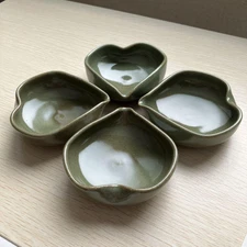 Echizen Ware Small Plates Set Of 4 Soyama Kiln