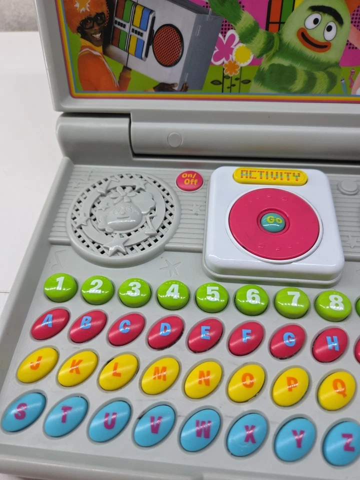 Portátil de aprendizaje Yo Gabba Gabba Vtech Boom Box probado - Funciona. Foto 2 de 4