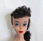 #4 PONYTAIL BARBIE DOLL BRUNETTE SOLID BODY & ORIGINAL ACCESSORIES