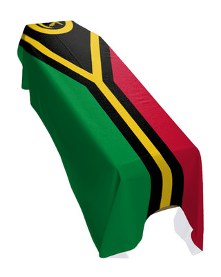 Vanuatu Sarg Vorhang Flagge - Premium Qualität und auf Bestellung in Großbritannien