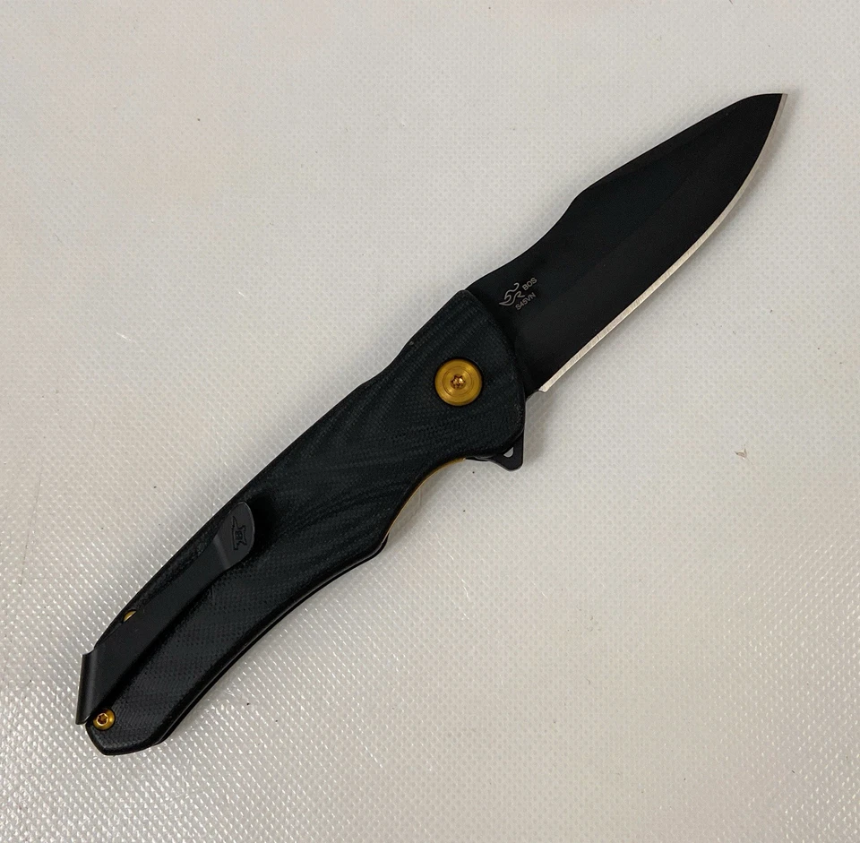 🌟Buck USA 842 Sprint Ops Pro BOS S45VN Pocket Knife, Black G-10, Rare, MINT! - Image 2 of 4