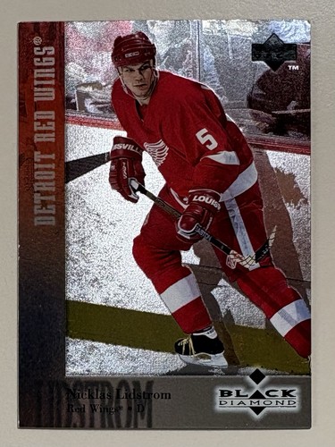 1996 Upper Deck Black Diamond Nicklas Lidstrom [Gold] #50 card