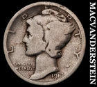 1918 Silver Mercury Dime- Scarce Better Date  No Reserve #i4976