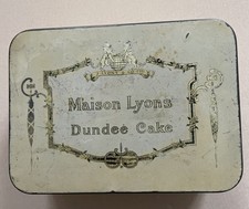 Alte Keksdose Blechb&uuml;chse Marke Maison Lyons Frankreich Um 1930 mit Deckel