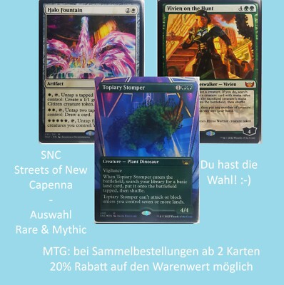 MTG Magic | SNC | Streets of New Capenna | Rare & Mythic | Auswahl | EN